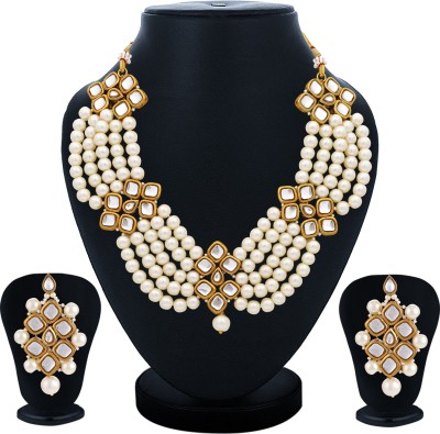 Sukkhi Alloy Gold-plated Yellow Jewellery Set(Pack of 1)