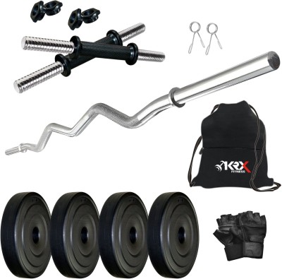 KRX 10 kg PVC COMBO 4 -SL Home Gym Combo