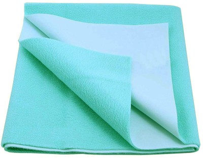 Dream Care Fleece Baby Bed Protecting Mat(Sea Green, Medium)