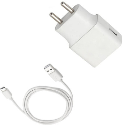 DAKRON Wall Charger Accessory Combo for Samsung Galaxy A20(White)