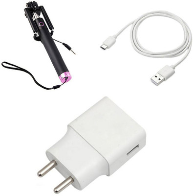DAKRON Wall Charger Accessory Combo for Huawei Mate 20 Pro(Multicolor)