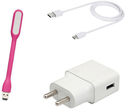 DAKRON Wall Charger Accessory Combo for OPPO R17(Multicolor)
