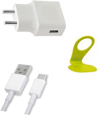 DAKRON Wall Charger Accessory Combo for Samsung Galaxy A30(White)