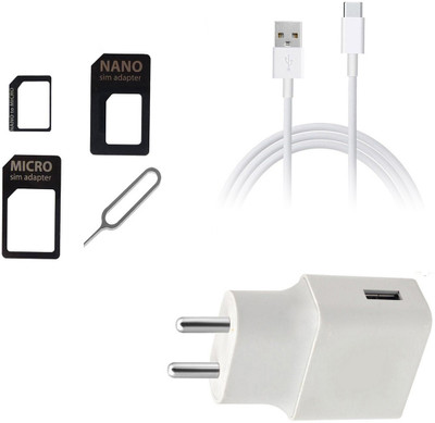 DAKRON Wall Charger Accessory Combo for Samsung Galaxy S10 Plus(Multicolor)