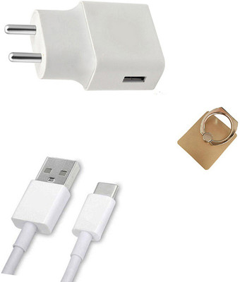 DAKRON Wall Charger Accessory Combo for Motorola One Vision(White)