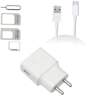 DAKRON Wall Charger Accessory Combo for Motorola One Vision(White)
