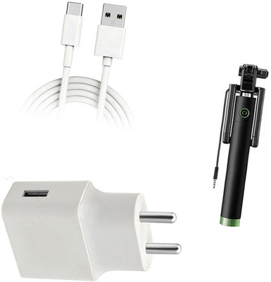 DAKRON Wall Charger Accessory Combo for Huawei P30 Lite(Multicolor)