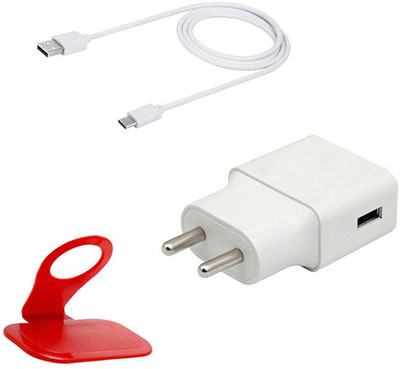 DAKRON Wall Charger Accessory Combo for OnePlus 7 Pro(White)