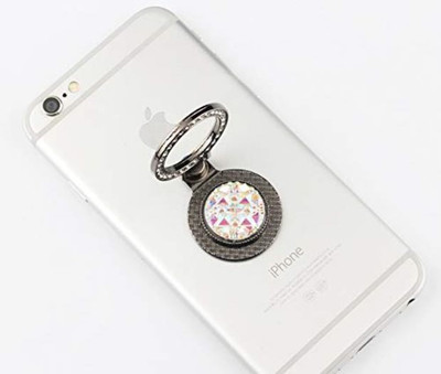 befunky Mobile Holder Stand 3D Ring Finger Grip for Mobile Tablet (Jewel Black) Mobile Holder
