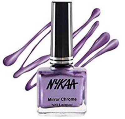 NYKAA Mirror Chrome Nail Lacquer - Purple Galaxy Purple