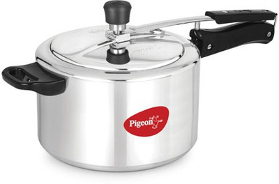 Pigeon by Stovekraft 5 L Inner Lid Induction Bottom Pressure Cooker(Aluminium)