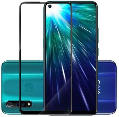 Q Box Edge To Edge Tempered Glass for Vivo Z1 Pro, Vivo Y50, Vivo Y30, Vivo Z5X(Pack of 1)