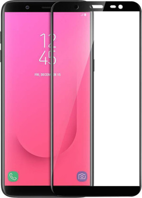 EASYBIZZ Edge To Edge Tempered Glass for Samsung Galaxy J8(Pack of 1)