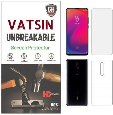 Vatsin Front and Back Screen Guard for Mi K20, Mi K20 Pro(Pack of 1)