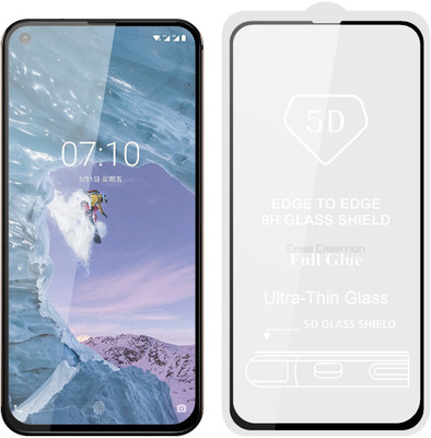 CASE CREATION Edge To Edge Tempered Glass for Nokia 6.2 (6.2-inch) 2019(Pack of 1)