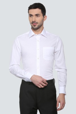 LOUIS PHILIPPE Men Solid Formal White Shirt