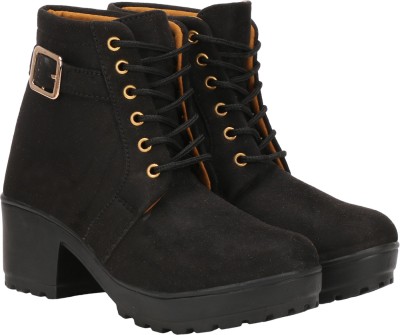 COMMANDER Partywear and Casual Chukka Boots for women ( 804G ) Boots For Women(Black)