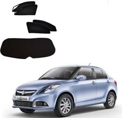 AuTO ADDiCT Side Window, Rear Window Sun Shade For Maruti Suzuki Swift Dzire(Black)