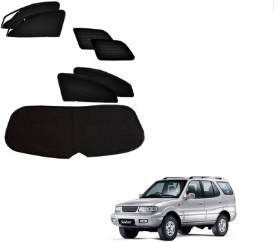 KOZDIKO Side Window, Rear Window Sun Shade For Tata Safari Dicor(Black)