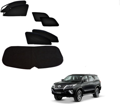 KOZDIKO Side Window, Rear Window Sun Shade For Toyota New Fortuner(Black)
