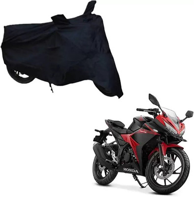 ELECTRIBLES Two Wheeler Cover for Honda(CBR 150R, Black)