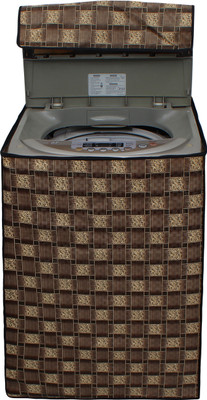 Star Weaves Top Loading Washing Machine  Cover(Width: 58.52 cm, Brown)