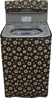 LITHARA Top Loading Washing Machine  Cover(Width: 53.34 cm, Brown, Yellow)