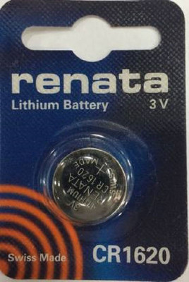 Renata CR1620 Swiss Made Lithium 3V Coin Cell   Battery