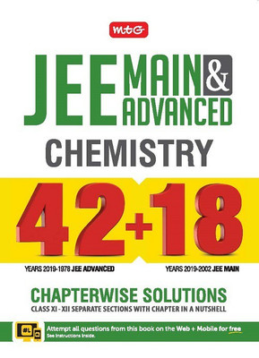 42 + 18 Years Chapterwise Solutions Chem for Jee (Adv + Main)(English, Paperback, unknown)