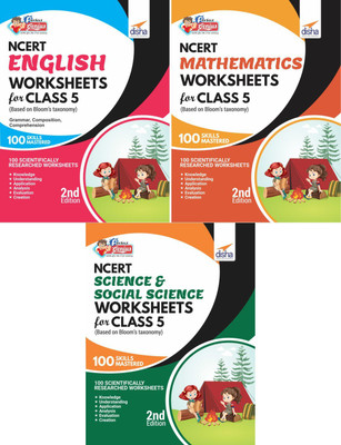 Perfect Genius Ncert English, Mathematics, Science & Social Science Worksheets for Class 5 (Based on Bloom's Taxonomy)(English, Paperback, unknown)