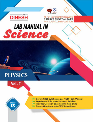 Dinesh Lab Manual in Science Class 9 (set of 3) (2019-20)(English, Paperback, Navdeep Sharma, Munish Ratti, Cinny Malhotra)