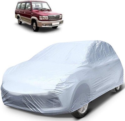 GoldRich Car Cover For Toyota Qualis (Without Mirror Pockets)(Silver, For 2005, 2006, 2007, 2008, 2009, 2010, 2011, 2012, 2013, 2014, 2015, 2016, 2017, 2018, 2019, NA Models)