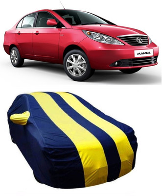 UDGHA Car Cover For Tata Manza (With Mirror Pockets)(Multicolor)