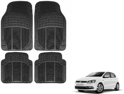 Auto Oprema Rubber Standard Mat For  Volkswagen Polo Exquisite(Black)