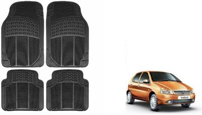 Auto Oprema Rubber Standard Mat For  Tata Indica(Black)