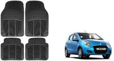 Auto Oprema Rubber Standard Mat For  Maruti Suzuki A-Star(Black)