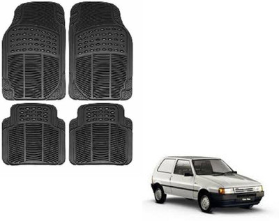 Auto Oprema Rubber Standard Mat For  Fiat Uno(Black)