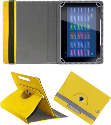 Fastway Flip Cover for iBall Edu-Slide I1017(Yellow, Cases with Holder, Pack of: 1)