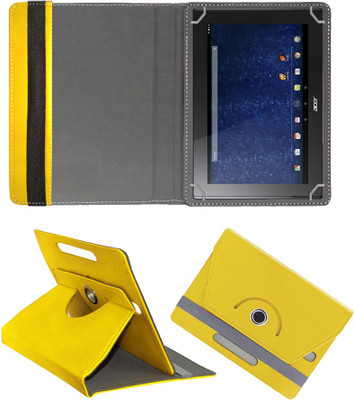 Fastway Flip Cover for Acer Iconia Tab 10 (A3-A30)(Yellow, Cases with Holder, Pack of: 1)