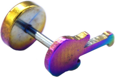 One Personal Care SEQ_317FLOU Metal Stud Earring, Plug Earring