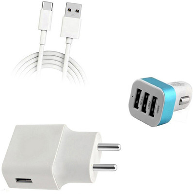 DAKRON Wall Charger Accessory Combo for Honor 20(White)