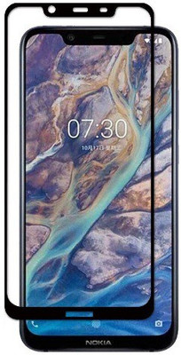 S-Softline Edge To Edge Tempered Glass for Nokia 7.1 Plus(Pack of 1)