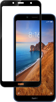 HUPSHY Edge To Edge Tempered Glass for Mi Redmi 7A(Pack of 1)