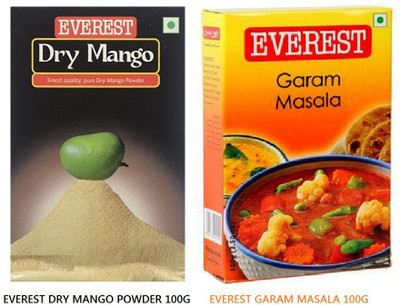 EVEREST DRY MANGO 100G,GARAM MASALA 100G(2 x 100 g)