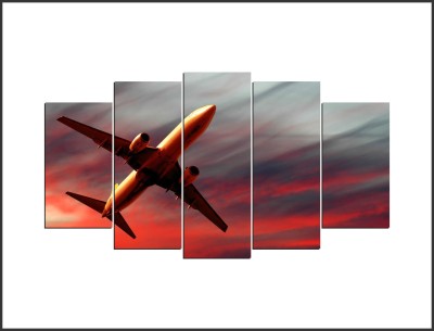 Day Decals 48 cm Airplane Sticker Self Adhesive Sticker(Pack of 1)