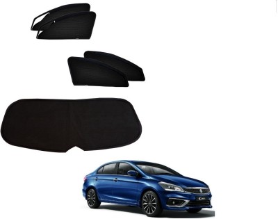 AuTO ADDiCT Side Window, Rear Window Sun Shade For Maruti Suzuki Ciaz(Black)