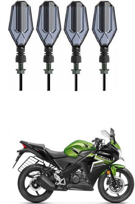 PRTEK Front, Side LED Indicator Light for Honda CBR 150R(Blue, Yellow)