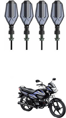 PRTEK Front, Side LED Indicator Light for Hero Splendor NXG(Blue, Yellow)