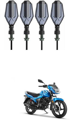 PRTEK Front, Side LED Indicator Light for TVS Victor(Blue, Yellow)