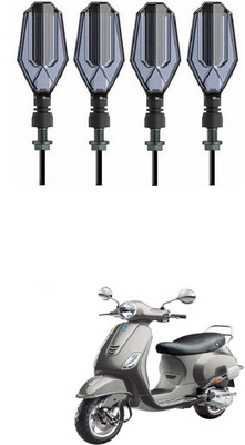 PRTEK Front, Side LED Indicator Light for Piaggio(Blue, Yellow)